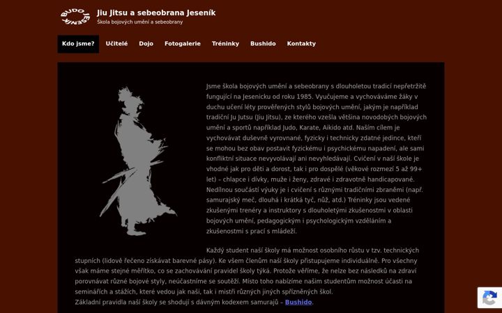 Zrzut ekranu budo-jesenik.cz