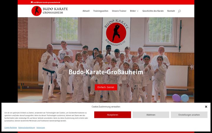 Captura de pantalla de budo-karate-grossauheim.de