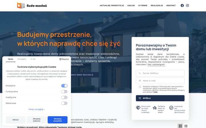 Screenshot of budo-montaz.pl