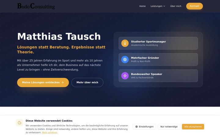 Screenshot of budoconsulting.de