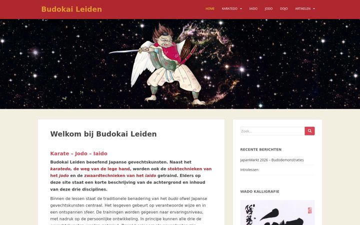 Zrzut ekranu budokaileiden.nl