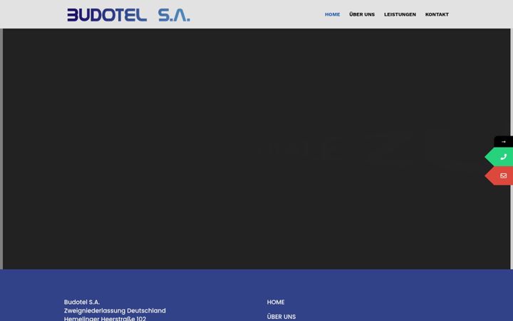 Screenshot of budotel.de