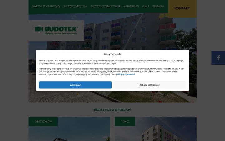 Screenshot of budotex.pl