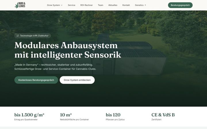 Screenshot of budsnleaves.de