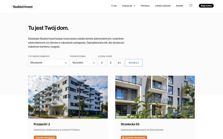 Screenshot of budstol-invest.pl