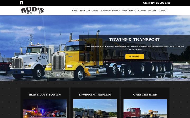 Screenshot of budstowingdetroit.com