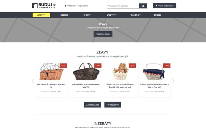 Screenshot of buduj.sk