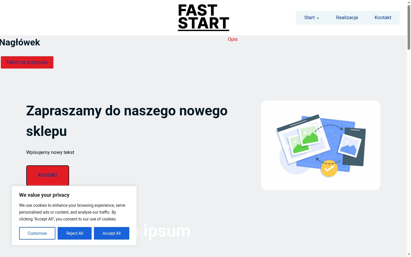 Screenshot του banner συγκατάθεσης που εμφανίστηκε πριν από οποιαδήποτε αλληλεπίδραση