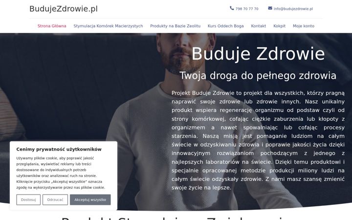 Screenshot di budujezdrowie.pl
