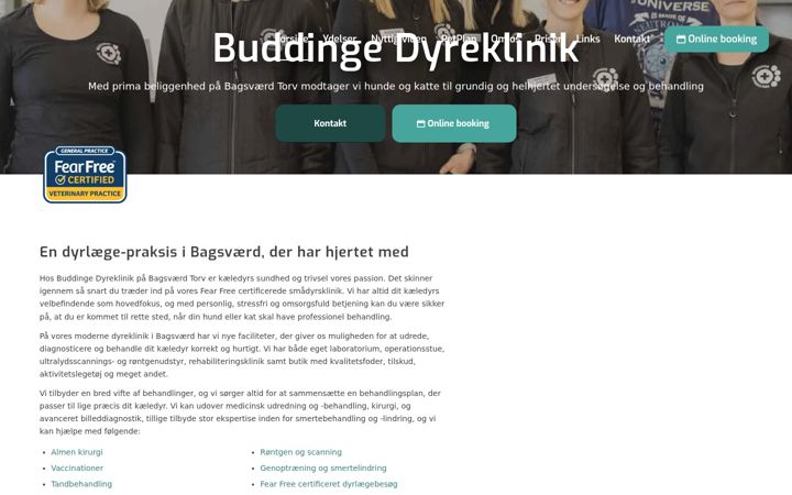 Screenshot of budvet.dk