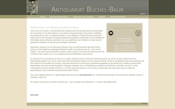 Screenshot of buechel-baur.com