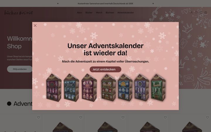 Screenshot stránky buecherbuechse.de