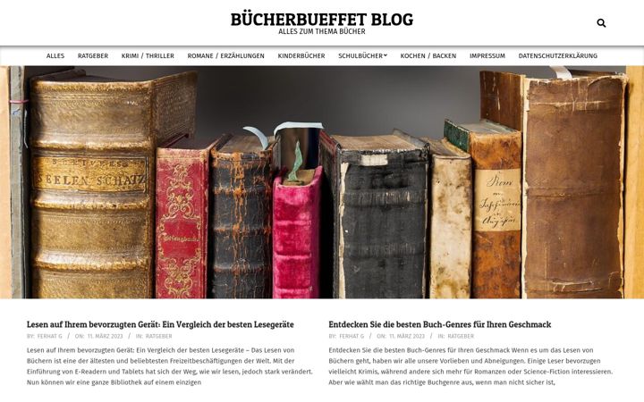 Screenshot stránky buecherbueffet-blog.de