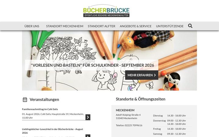 Ekrano kopija buecherei-meckenheim-alfter.de