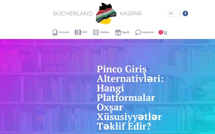 Screenshot stránky buecherland-kaspar.de