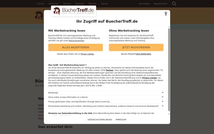Skjermbilde av buechertreff.de