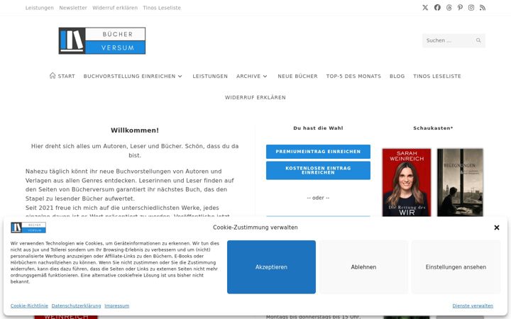Screenshot of buecherversum.de