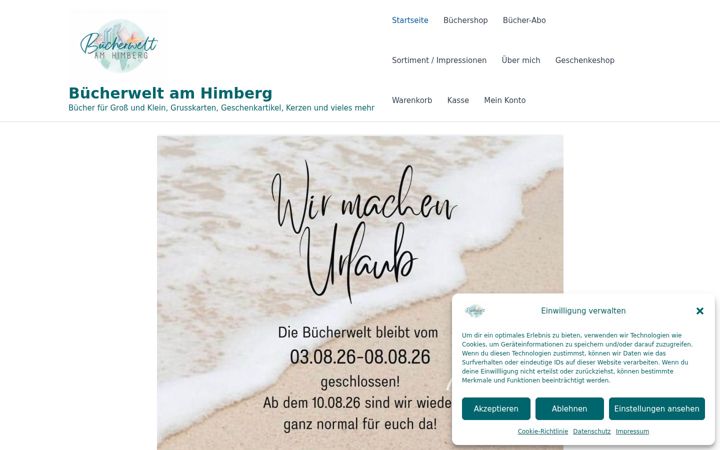 Screenshot stránky buecherwelt-am-himberg.de