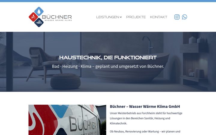 Screenshot stránky buechner-wwk.de