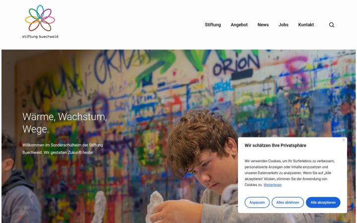 Screenshot ta' buechweid.ch