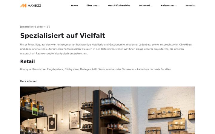 Screenshot of buecker-raumkonzepte.de