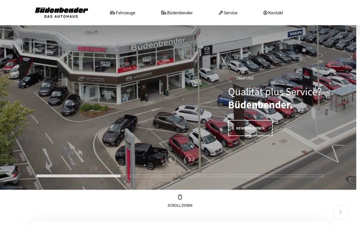 Skjámynd af buedenbender.de