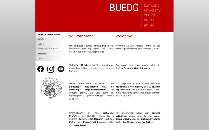 Screenshot of buedg.de