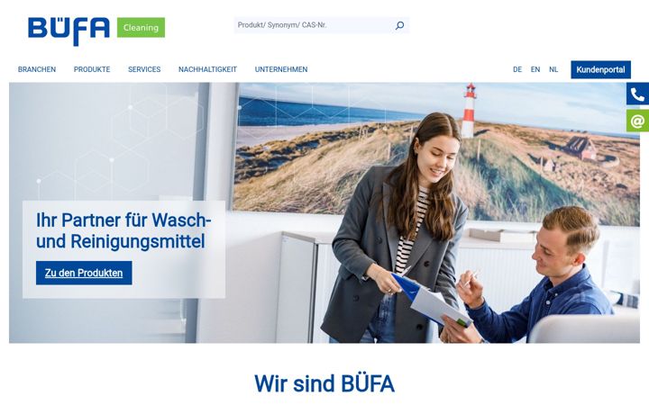 Screenshot of buefa-cleaning.com