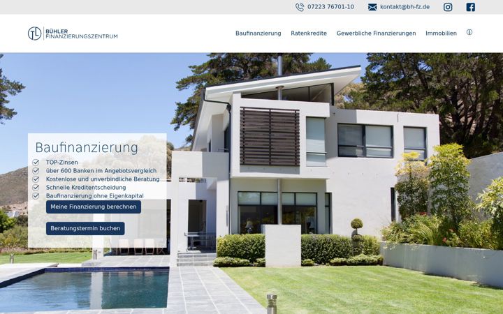 Screenshot of buehler-finanzierungszentrum.de