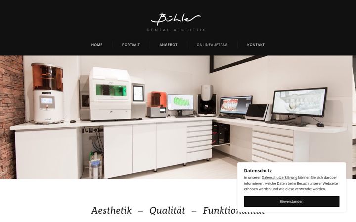 Képernyőkép: buehlerdental.ch