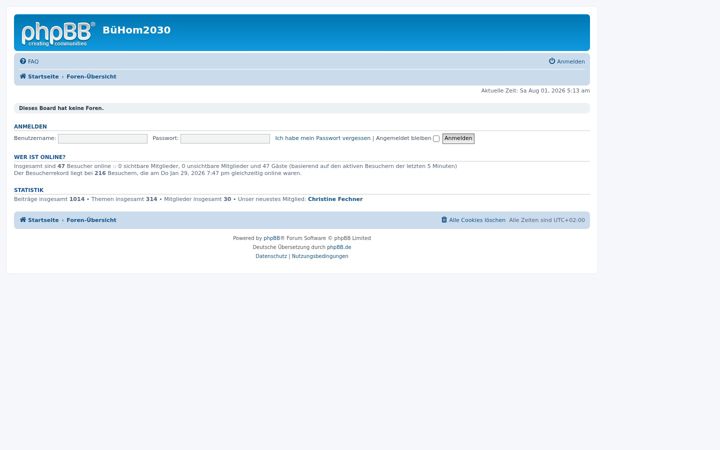 Screenshot of buehom2030.de
