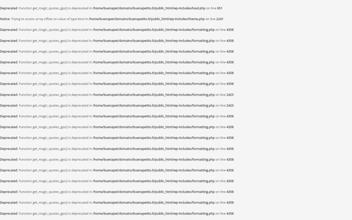 Screenshot of buenapetito.lt