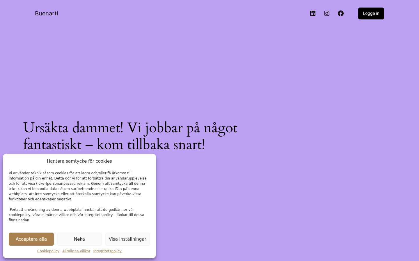 Snímek obrazovky baneru souhlasu zobrazeného před jakoukoli interakcí