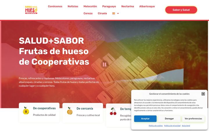 Screenshot of buenashastaelhueso.es