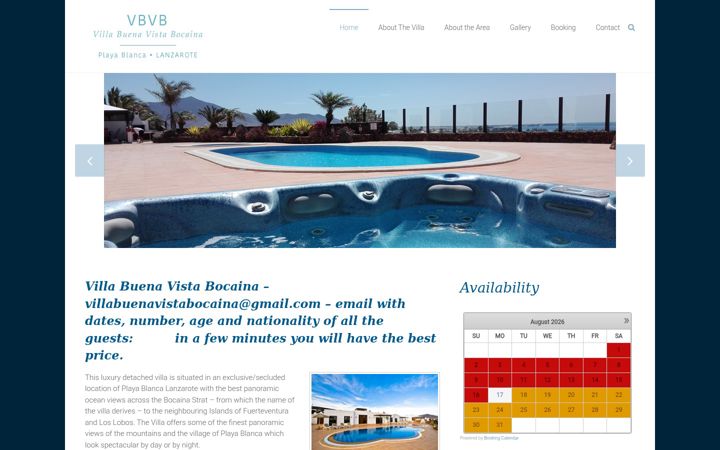 Screenshot of buenavistabocaina.co.uk