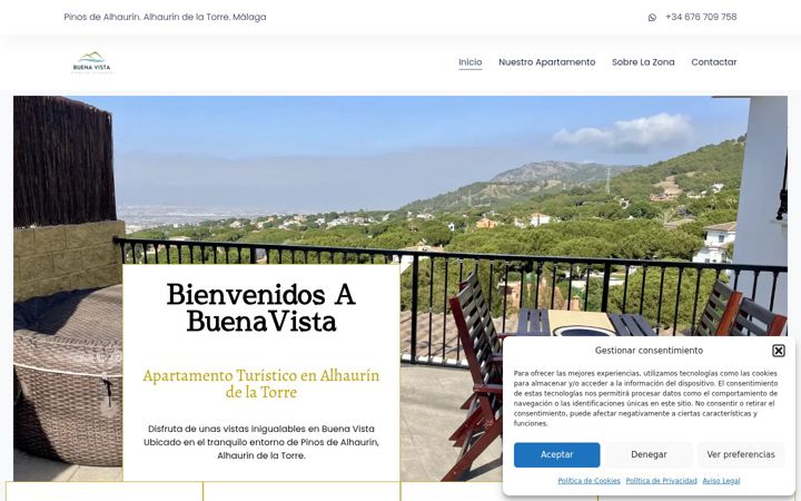 Screenshot of buenavistapinos.com