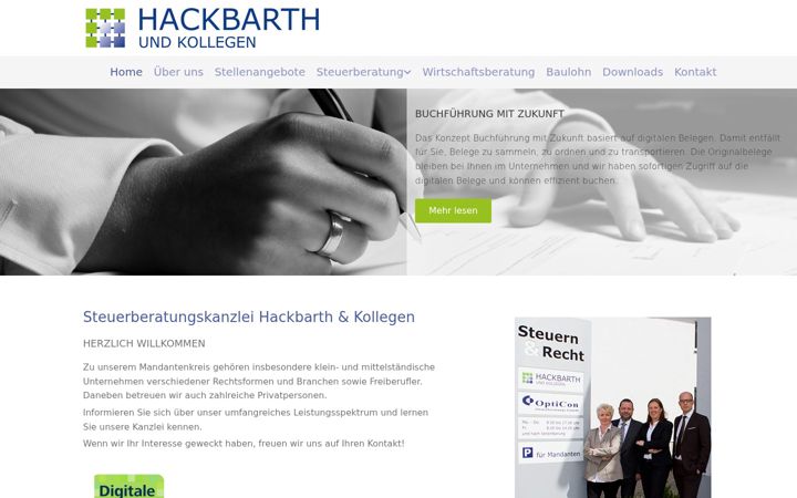 Screenshot of buende-steuerberater.de