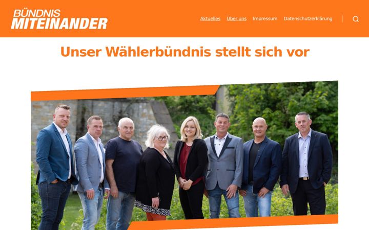 Ekrano kopija buendnis-miteinander.de