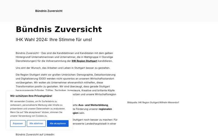 Screenshot of buendnis-zuversicht.de