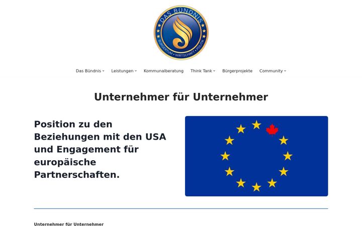 Skjámynd af buendnis.eu