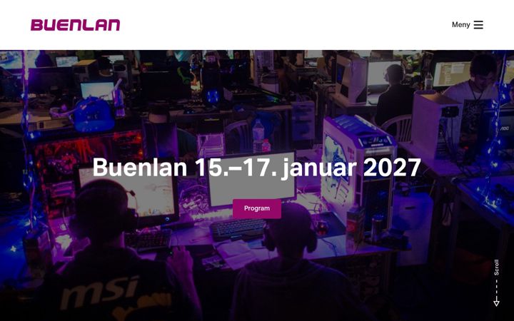 Screenshot of buenlan.no