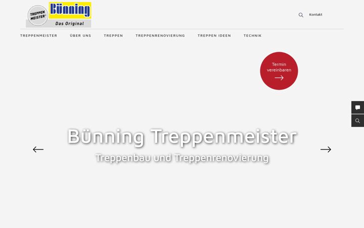 Screenshot of buenning-treppenbau.de
