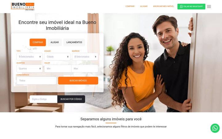 Screenshot of buenoimobiliaria.com.br