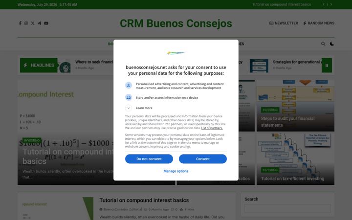 Screenshot of buenosconsejos.net
