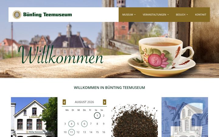 Ekrānuzņēmums no buenting-teemuseum.de
