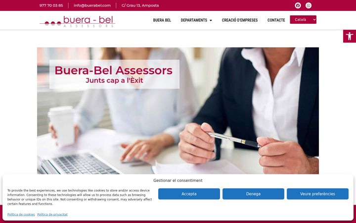 Screenshot of buerabel.com