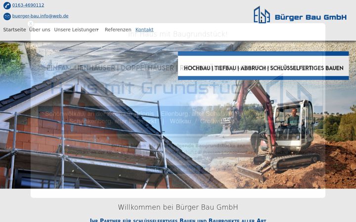 Screenshot of buerger-bau.de