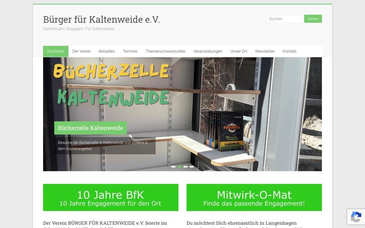Képernyőkép: buerger-fuer-kaltenweide.de