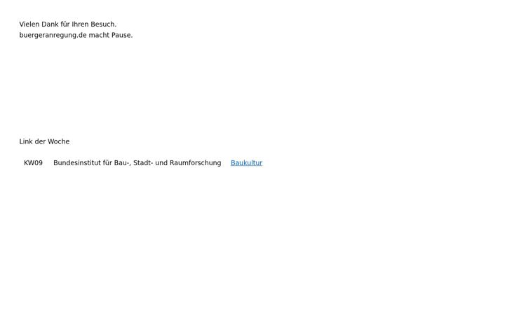 Screenshot of buergeranregung.de