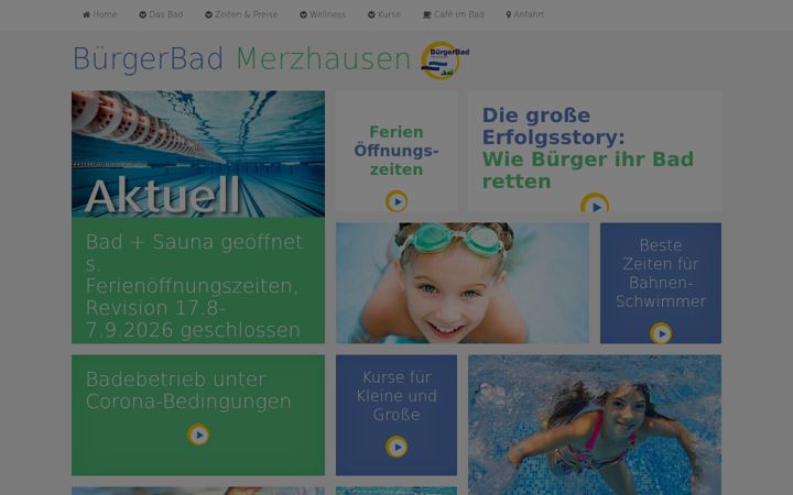 Ekrānuzņēmums no buergerbadseite.de